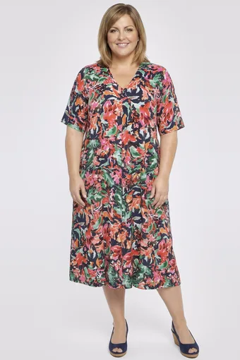 Rochie cu model colorat
