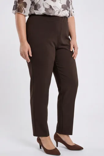 Pantaloni eleganti maro rece