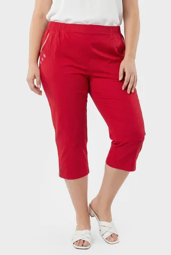 copie a Pantaloni kaki din viscoză