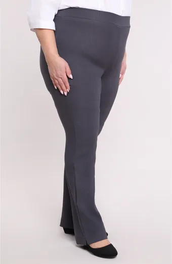 Pantaloni grafit, talie foarte înaltă
