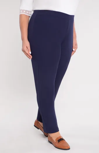 Pantaloni formali bleumarin