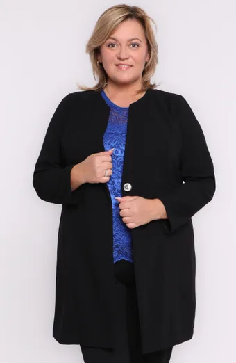 Palton negru elegant