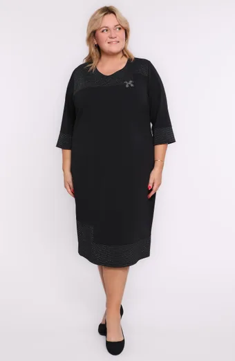 Rochie formala neagra cu decor
