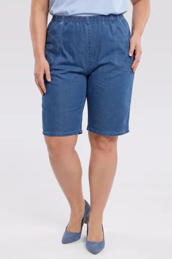 Pantaloni scurți largi din denim