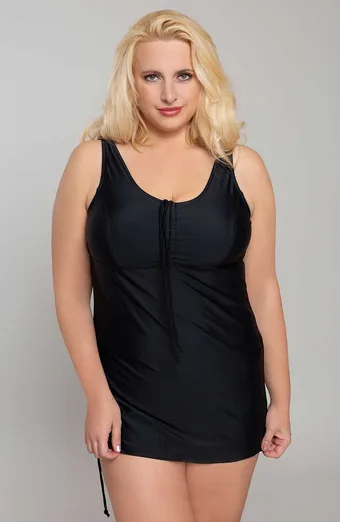 Costum de baie negru din două piese