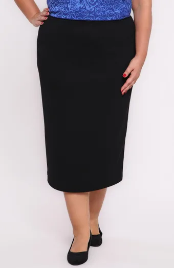 Fustă lungă elegantă neagră