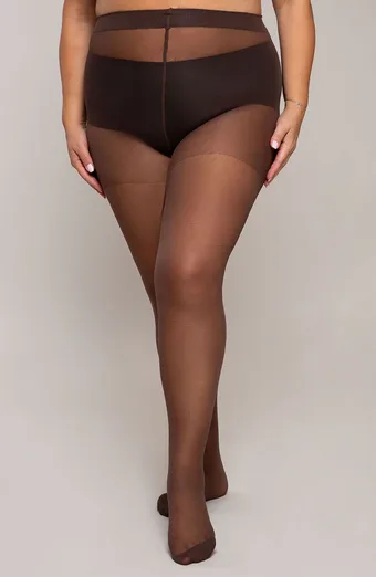 Colanti culoare maro 30 DEN Ribessa