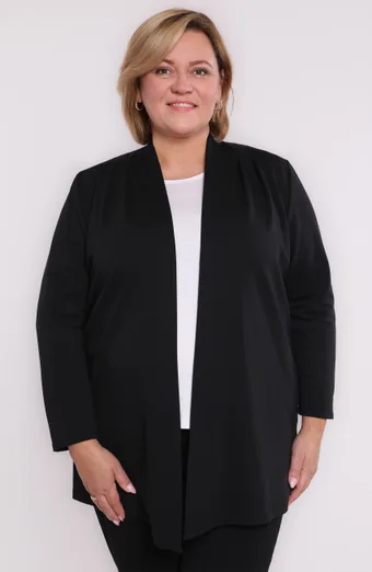 cardigan neagră cu buzunare