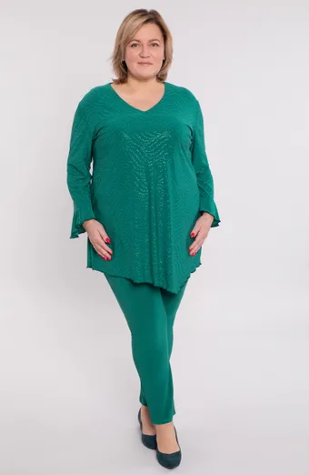 Set de modele cu sclipici verde