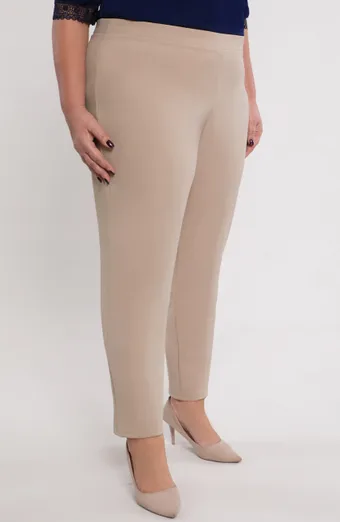 Pantaloni formali bej