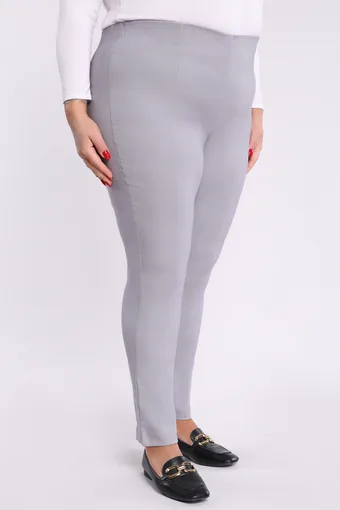 Pantaloni conici gri deschis