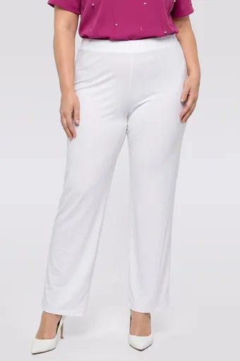 Pantaloni albi formali