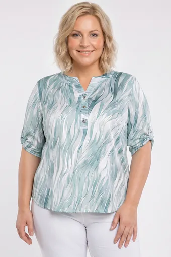 Bluză cu model verde