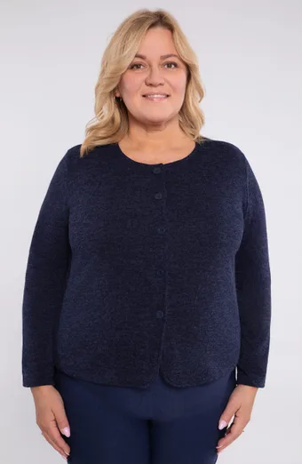 Pulover bleumarin