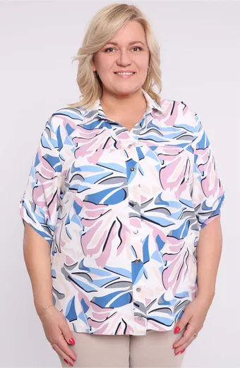 Cămașă cu model pastelat
