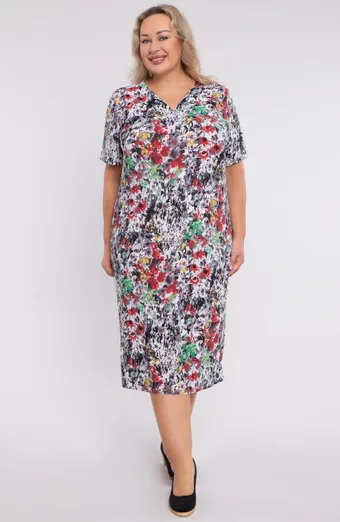 Rochie cu modele colorate