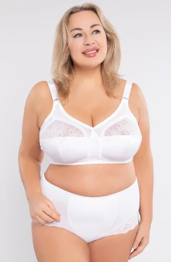 sutien alb fără armătură