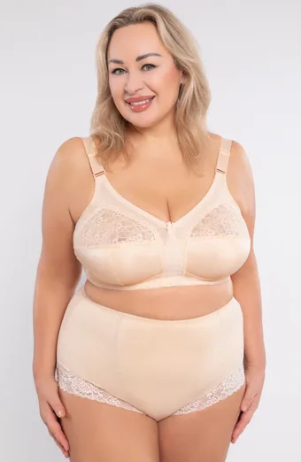 sutien bej fără armătură