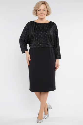 Rochie neagră cu strasuri mici