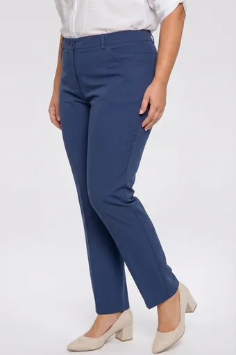 Pantaloni eleganți albastru închis
