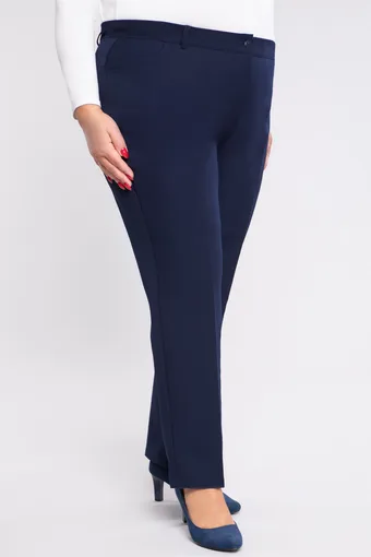 Pantaloni eleganti bleumarin