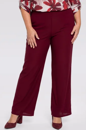 Pantaloni formali bordeaux