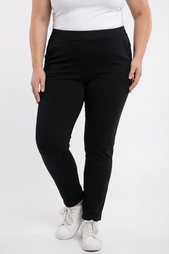 pantaloni de trening negri cu buzunare