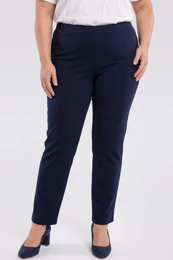 Pantaloni formali bleumarin