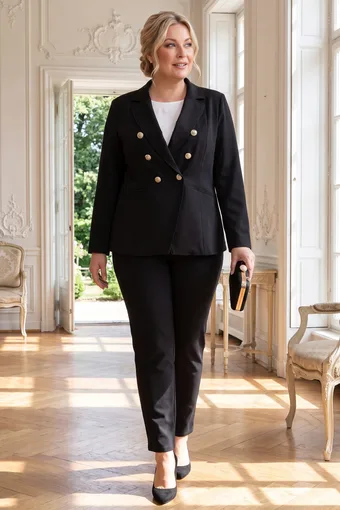sacou negru formal