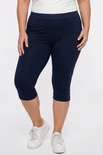 Pantaloni de trening bleumarin, până la genunchi