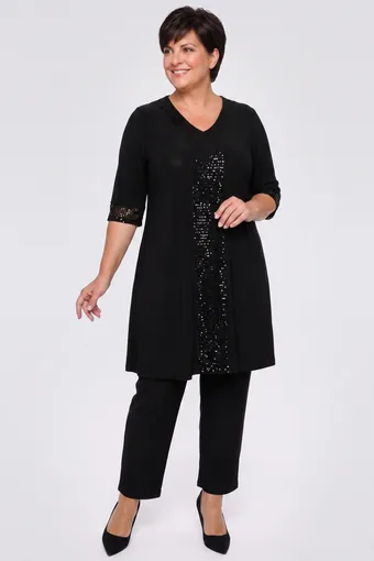 Set cu paiete negre