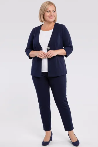Costum elegant bleumarin