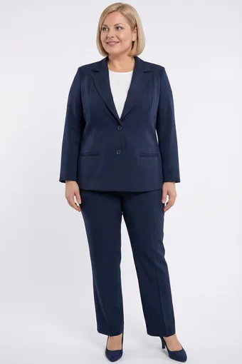 Costum elegant bleumarin
