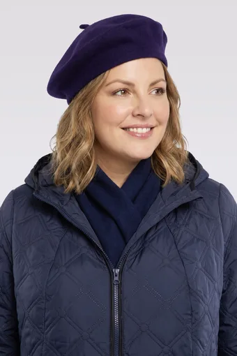 Beretă violet închis