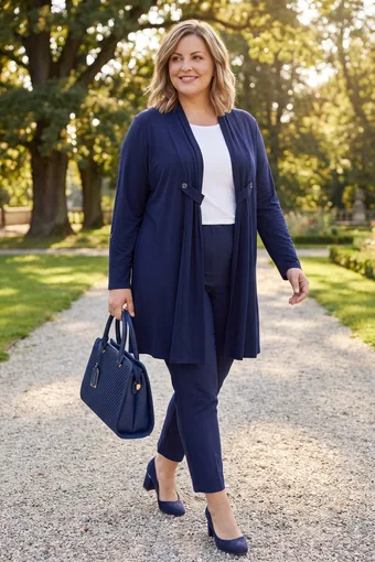 cardigan bleumarin