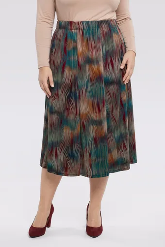 Fustă cu modele colorate