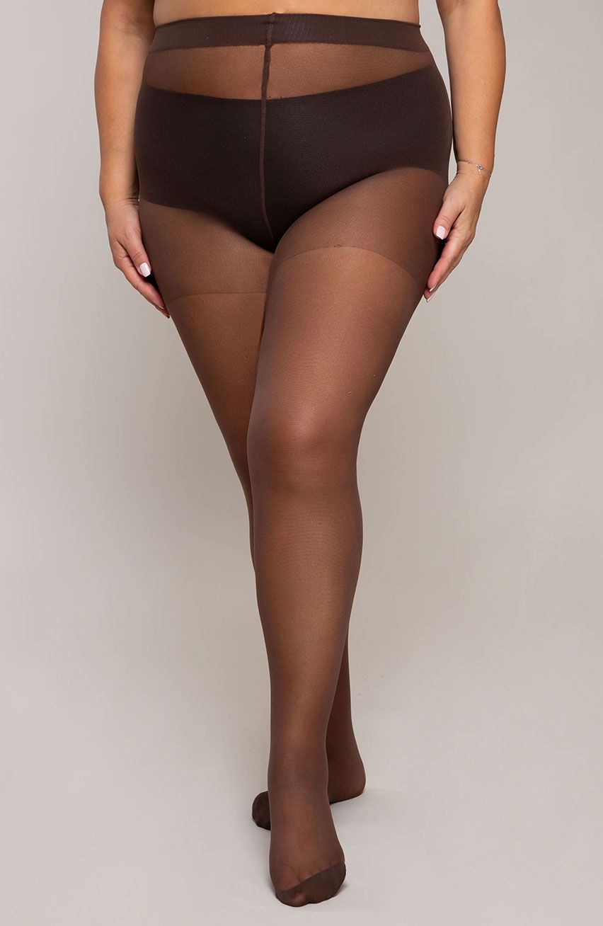 Colanti culoare maro 30 DEN Ribessa